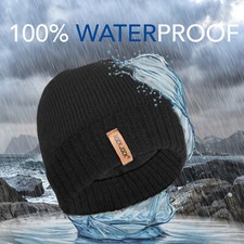 RockJock STORMACTIVE Mens Waterproof Windproof Classic Warm Beanie Hat