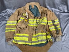 Authentic Morning Pride Firefighter Jacket with Liner and Fireman Tool Akron 10