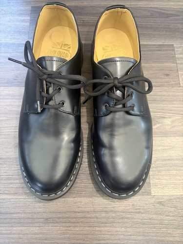 Solovair men black leather - men's,