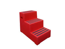3 Step Premium Mounting Block in Red