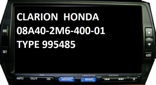 Honda radio navigation code - radio,