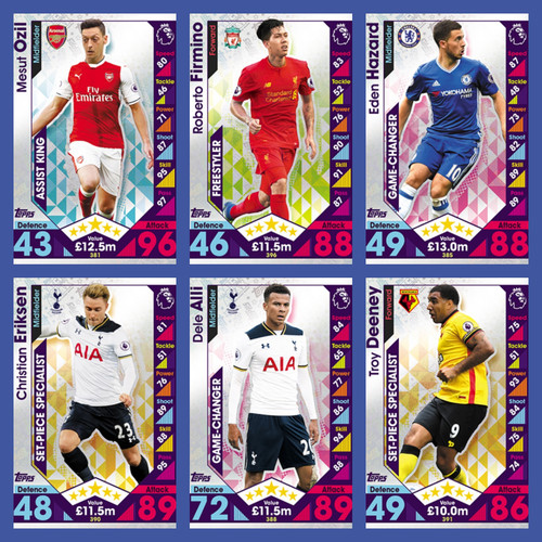 Skill cards topps - cards, match