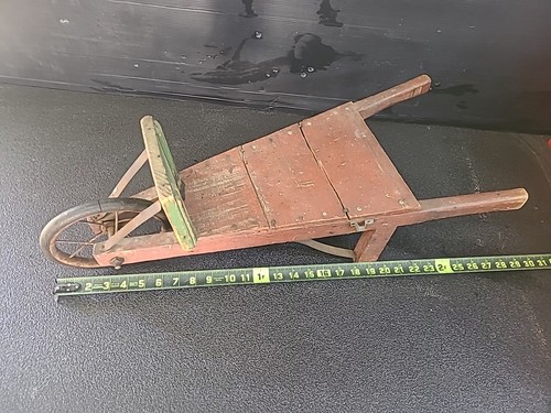 Small vintage wheelbarrow - small,