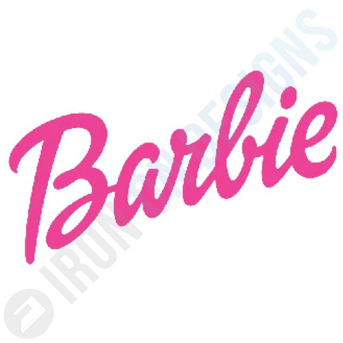 Barbie logo iron on - -, tshirt