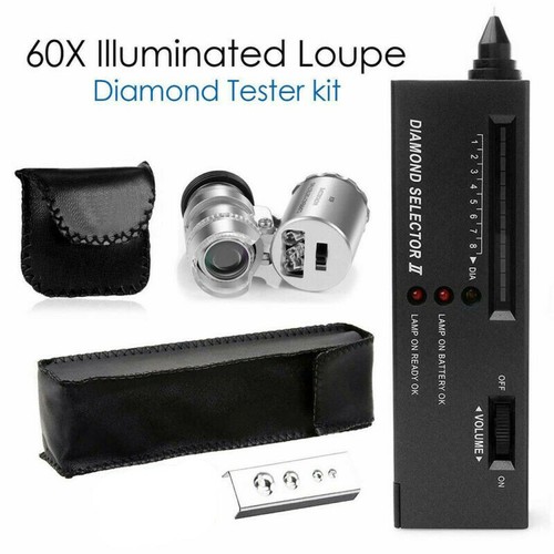 Gold silver diamond tester - silver,