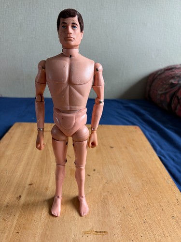 Vintage action man 1964 - man, flock
