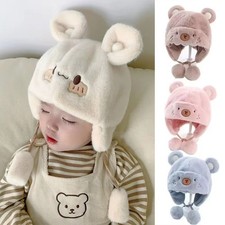 Soft Baby Bear Hats Winter