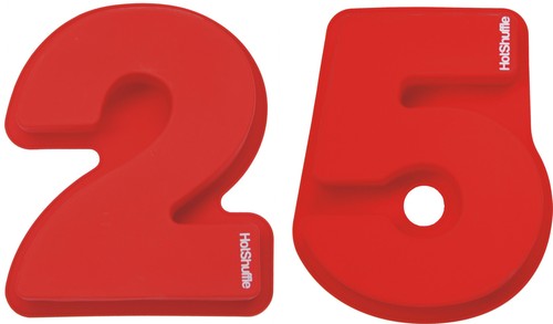 Large silicone number - number, 25