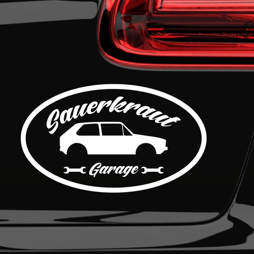 Car decal sticker sauerkraut