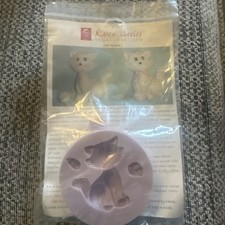 Karen Davies Cat Silicone Mould For Sugarcraft And Cake Decorating