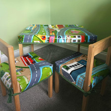 IKEA LATT Tablecloth & Chair