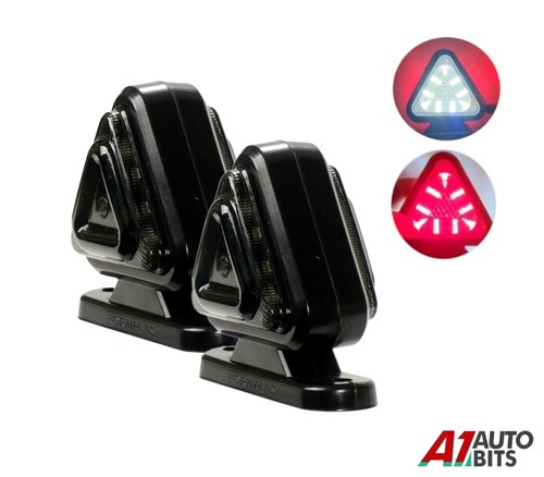 Smoked triangle 24v side - 2x,