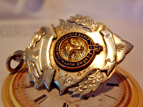 Masonic pocket watch chain - watch,