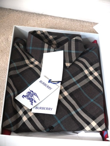 Burberry check men shirt - check, men's