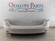 AUDI A4 REAR BUMPER IN WHITE LY9C B9 2016