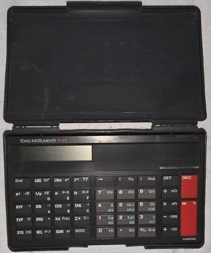 Texas instruments ti52 vintage - instruments,