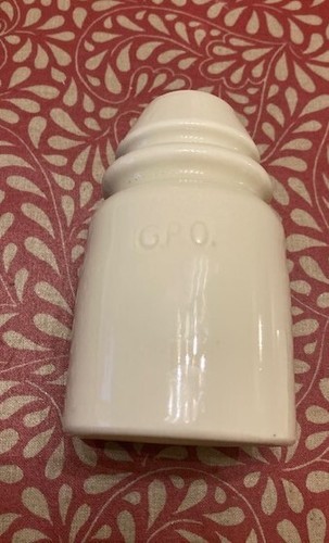 Vintage gpo ceramic telephone - ceramic,