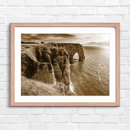 Natural stone arch cliff - stone, ocean