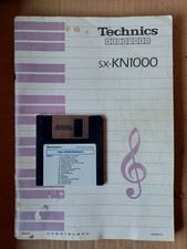 Technics SX-KN1000 Keyboard Owners Instruction Manual with floppy disc 20 tracks