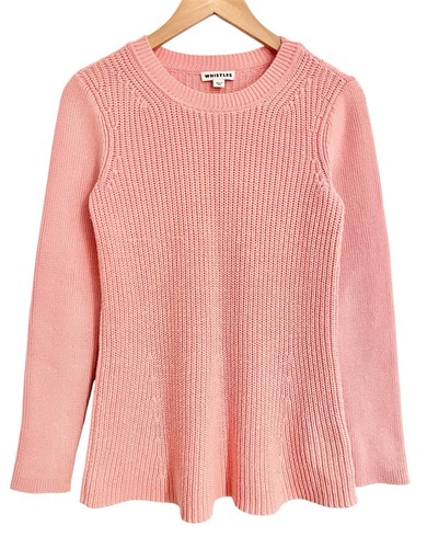 Whistles peach ribbed knit - whistles,