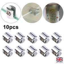 10x Glass Shelf Support Clamp