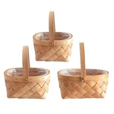 Retro Style Flower Basket with