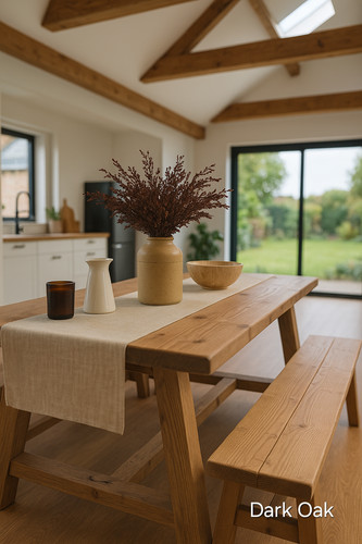 Farmhouse dining table - dining,