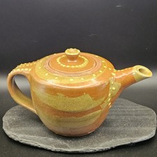 Vtg Red Clay Slipware Art