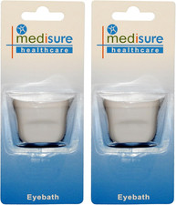 Mediusure Healthcare One Size Plastic Eyewash Pain Relieve Cleaning Eye Bath Cu