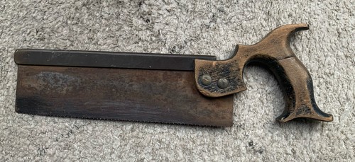 Vintage tenon saw - vintage, 10”