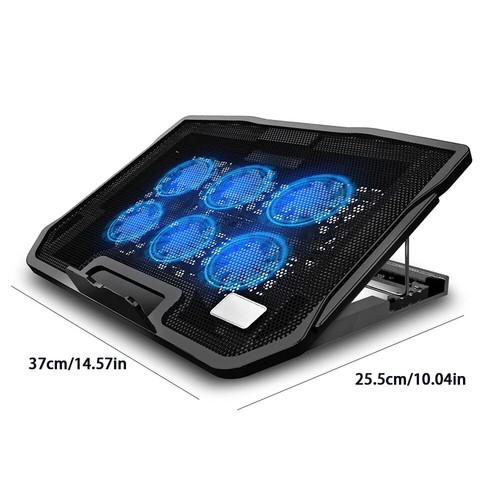 Quiet laptop cooler powerful - cooler,
