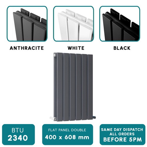White horizontal flat panel - horizontal,