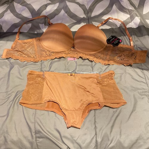 Peachy tan bra and - bra, set