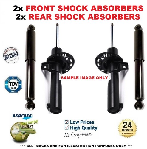 Front rear shock - rear, absorbers