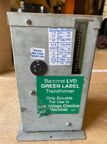 Barcrest working power supply - barcrest,