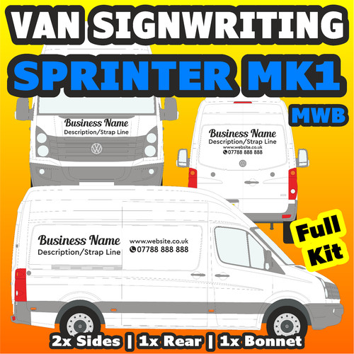 Mercedes sprinter van sign - mercedes,