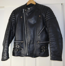 Vintage SPEEDSPORT SUPAKIT Suzuki motorcycle leather jacket size M Good Cond