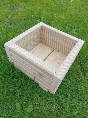 Two square wooden garden - "two,