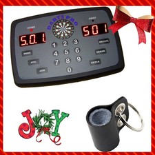Dart Scorer Darts Pro Scoreboard Electronic & Winmau Dart Sharpener for Darts