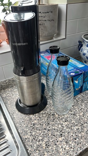 Soda stream used 2 glass - used,