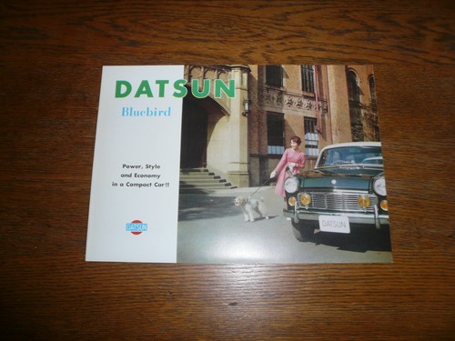 Datsun bluebird sales brochure - bluebird,