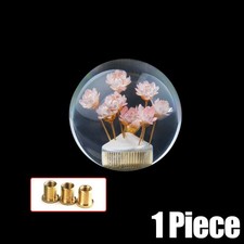 Car Manual Gear Stick Shift Knob Crystal Flower Inside Shifter Knob Universal