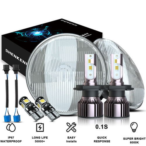 Classic sealed beam led - 7",