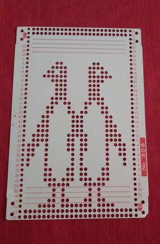 Punchcard from the - punchcard,