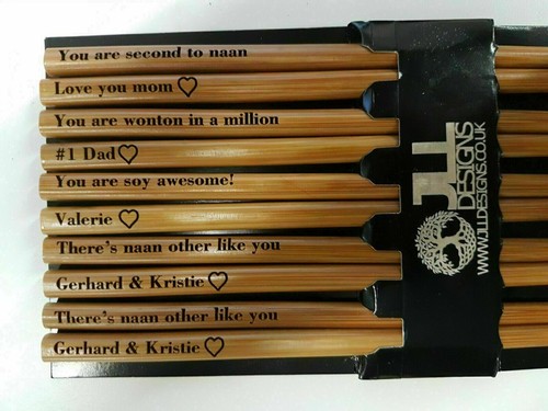 Personalised engraved bamboo - personalised,