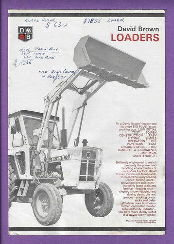 David brown loaders - brown,