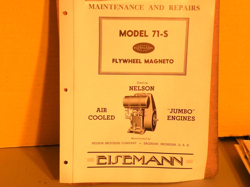 Eisemann flywheel magneto s - eisemann, 71-s