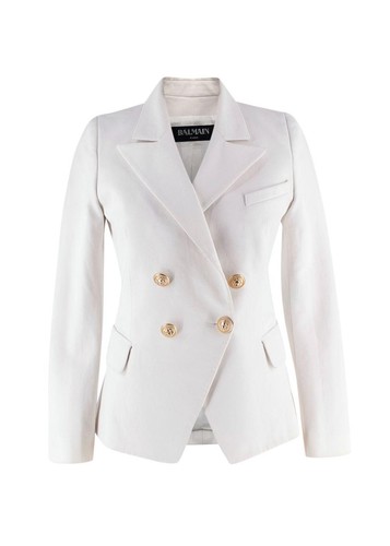 Balmain white double - balmain, breasted