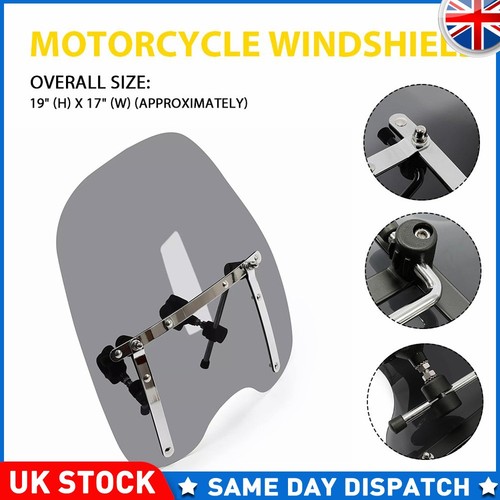 Large smoke windshield screen - large,
