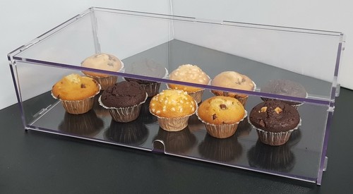 Clear acrylic bakery pastry - acrylic,